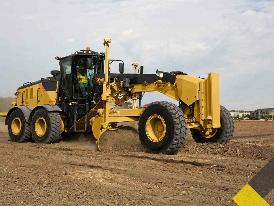 Imagem motoniveladora