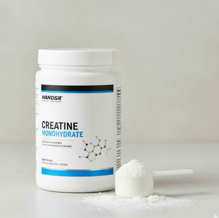 Image A: Creatine monohydrate is the most studied, safe and effective form for increasing muscle stores beyond what diet offers.