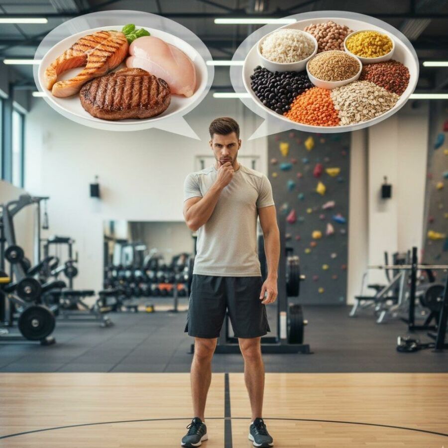 Image Do we need to eat meat to grow? This is the question many bodybuilders and athletes have.