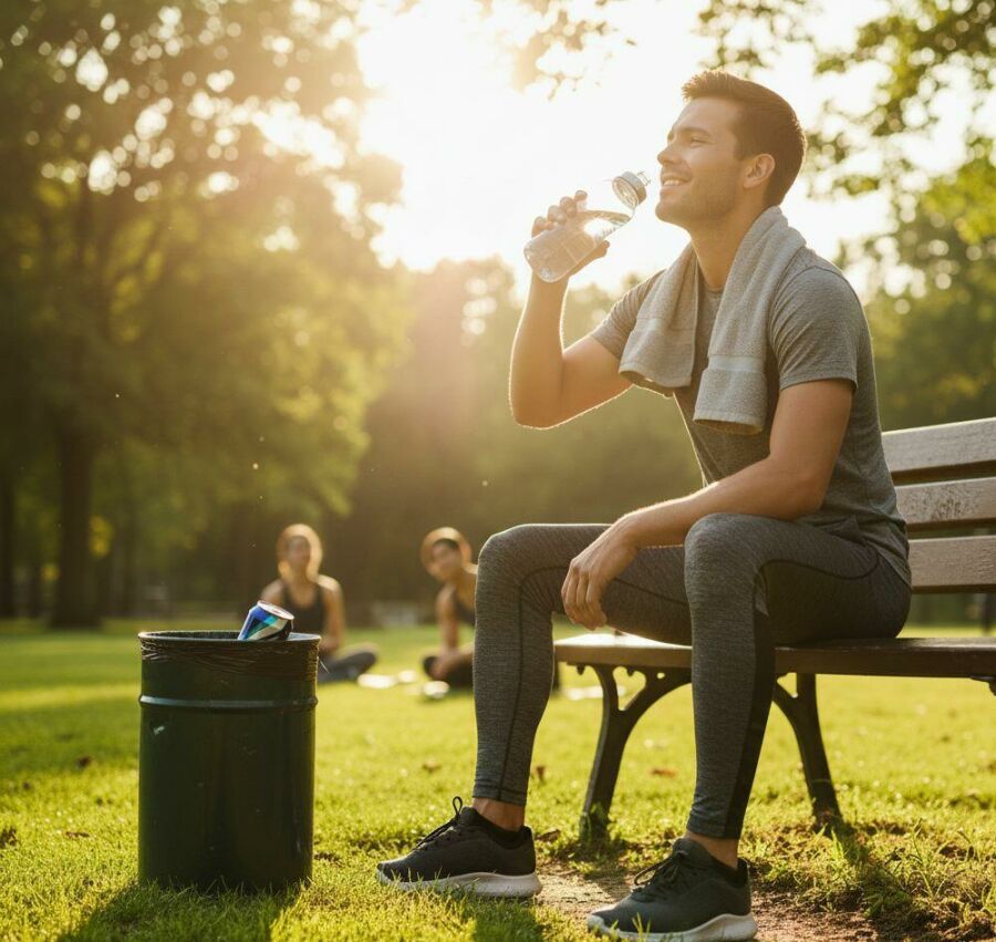 Image: Real energy comes from balance: sleep, hydration, good nutrition, and less dependence on artificial formulas.