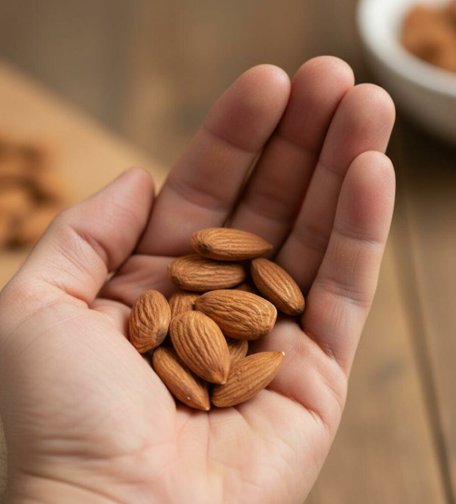 Imagem Até-pequenas-quantidades-oferecem-benefícios-apenas-oito-amêndoas-já-ajudam-o-coração