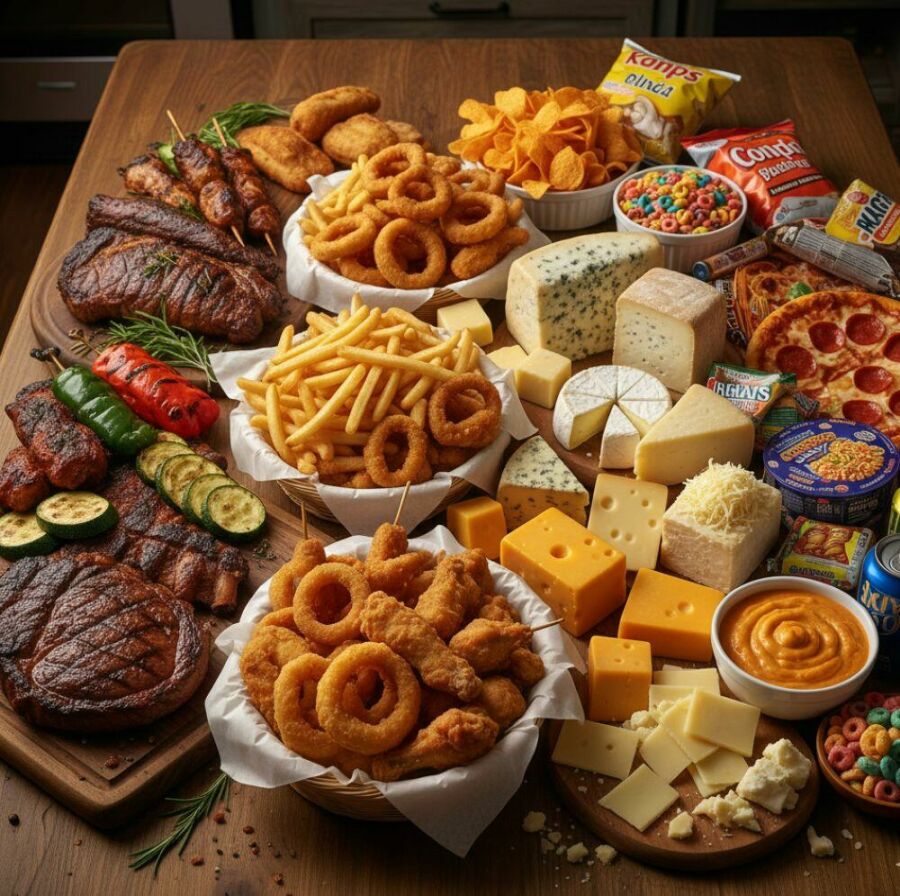 Imagem Alimentos-com-altos-níveis-de-AGEs