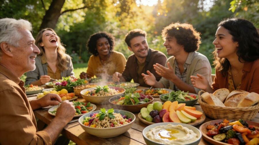 Imagem Veganismo-também-é-encontro-coletivo-e-construção