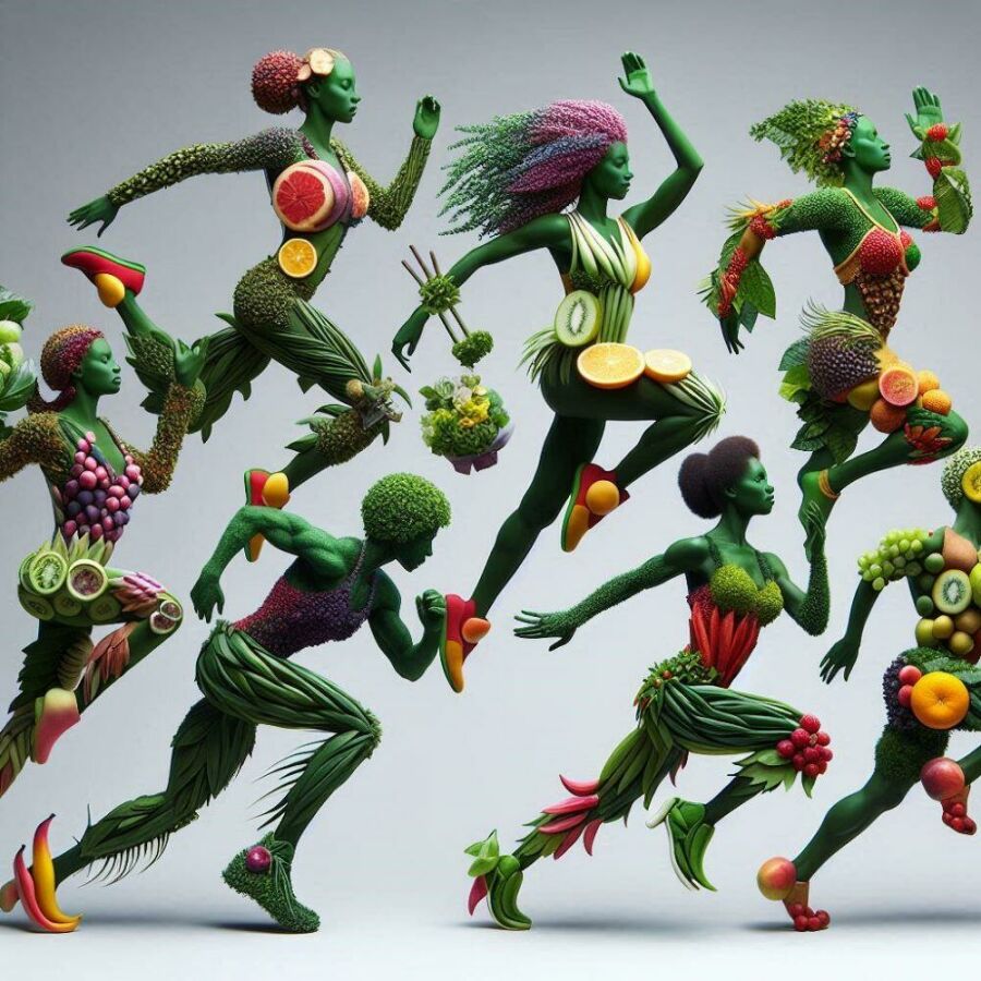 Imagem Atletas-veganos-como-obras-de-arte