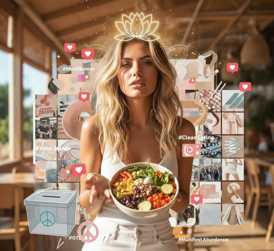 Image: Influencers transform their own diets into complete lifestyles, reinforcing narratives that are difficult to refute.