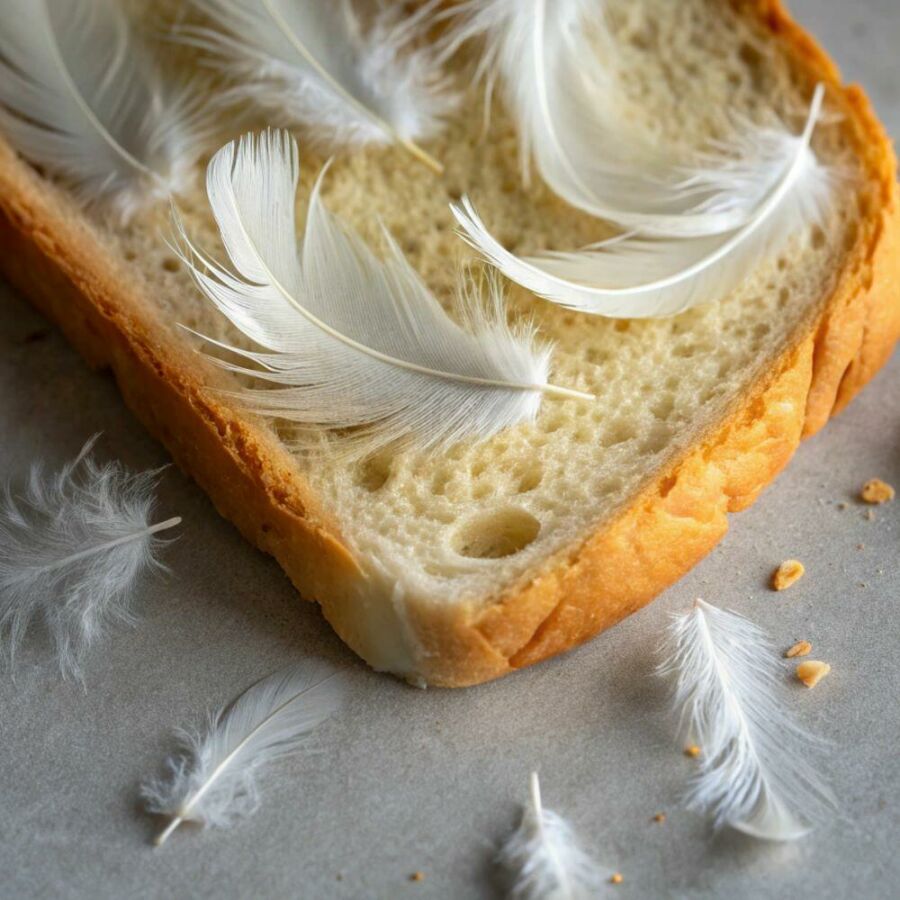 Image: To make bread fluffy, they use feathers or even human hair