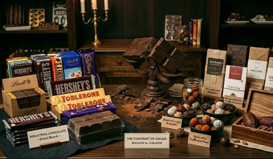 Imagem Poucos-alimentos-carregam-tanta-história-técnica-e-contradições-quanto-o-chocolate