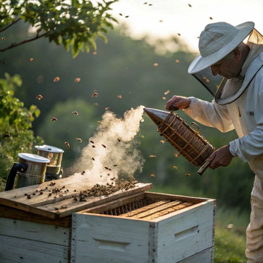 Imagem na-produção-comercial-abelhas-são-privadas-de-seu-alimento-esmagadas-estressadas-e-até-mortas