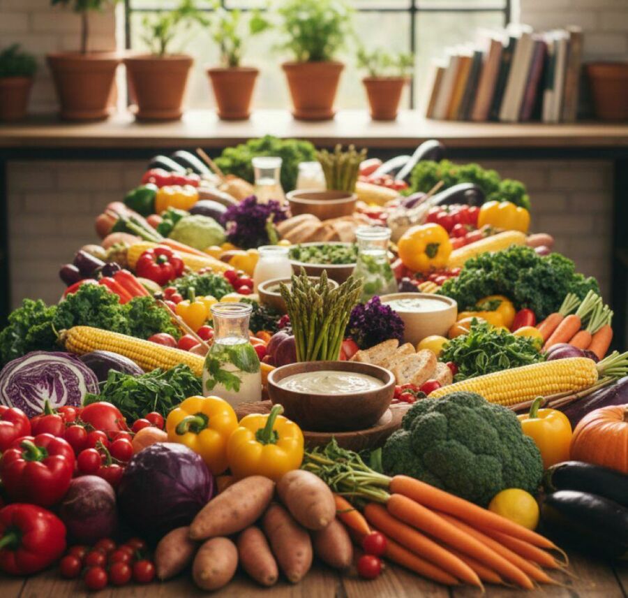 Image: A diet rich in plant-based foods is naturally rich in flavonoids.