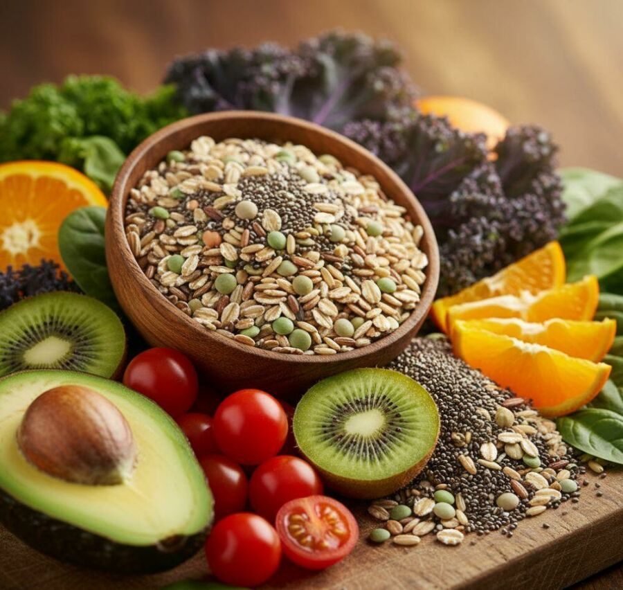 Imagem Fibras-são-associadas-a-menor-risco-de-doenças-crônicas-e-maior-diversidade-da-microbiota-intestinal