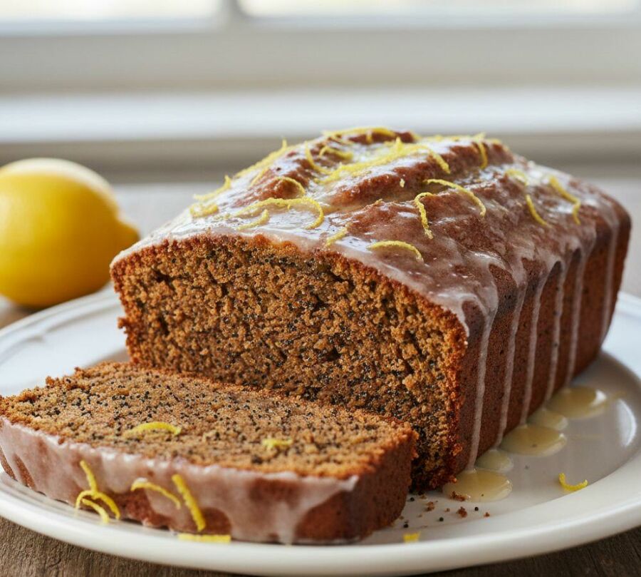 Image: The vibrant lemon flavor, smooth texture, and the subtle charm of poppy seeds.