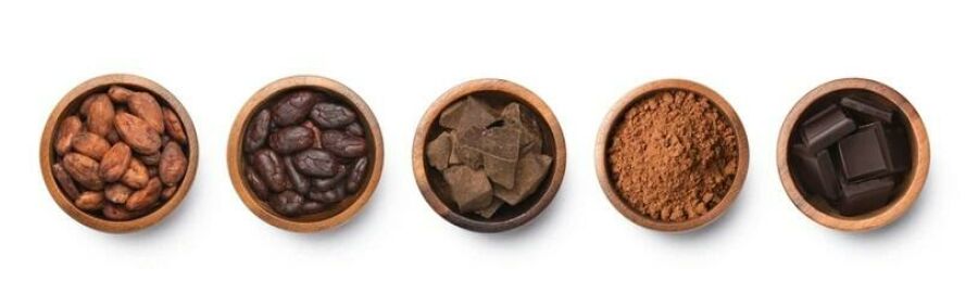 Imagem chocolate-ingredients-wooden-bowls-cocoa-260nw-2119781690