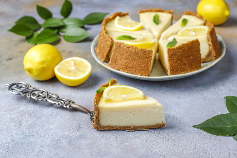 Imagem torta-de-limão