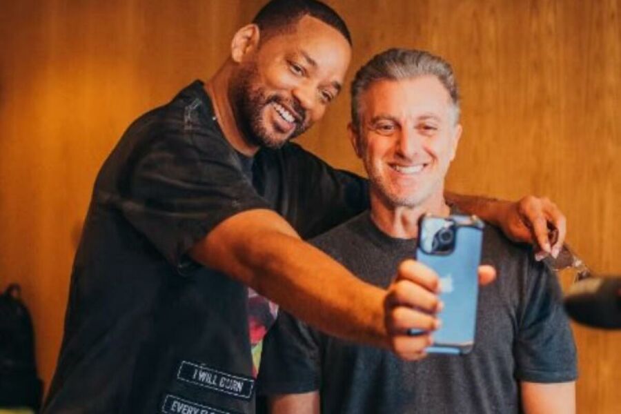Imagem Will%20Smith%20e%20Luciano%20Huck%20-%20Foto:%20Instagram
