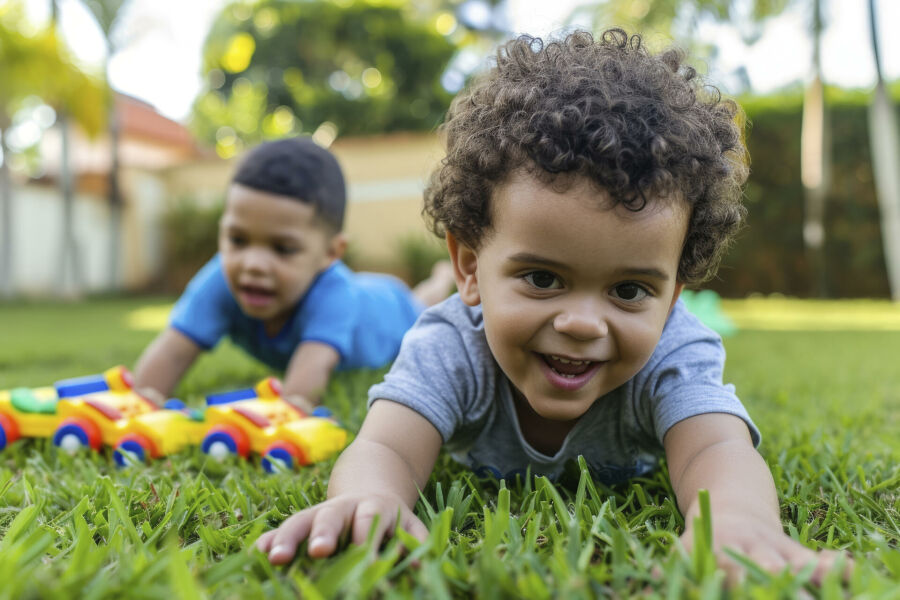 Imagem bebe-brincando-no-quintal