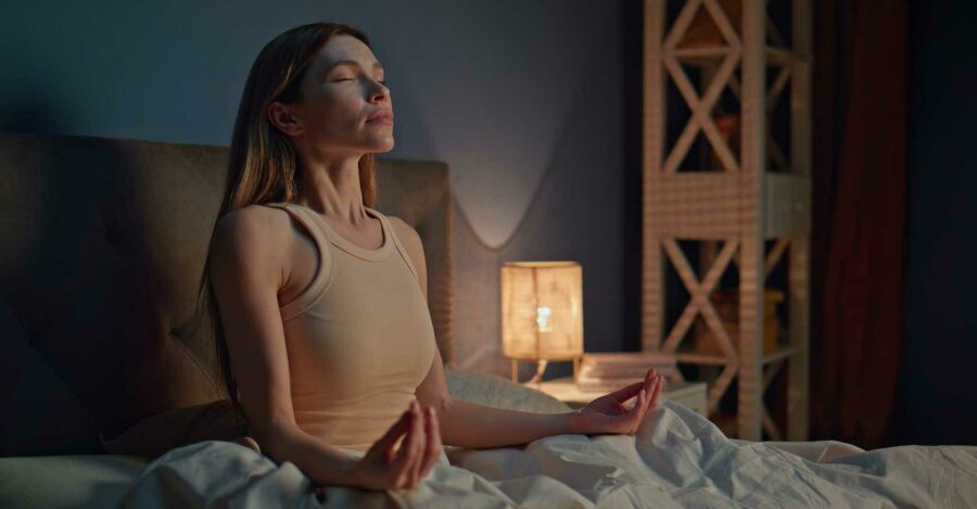 A qualidade do sono começa com uma rotina noturna saudável. Reprodução: Internet