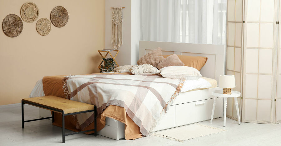 Mais do que um espaço físico, o nosso quarto é o nosso refúgio ao fim do dia e cuidar dele também é cuidar da nossa mente. Reprodução: Internet