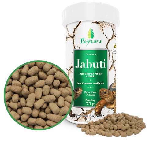 Ilustração Produto Rótulo Ração Jabuti Poytara