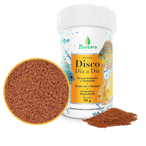 Ilustração Produto Rótulo Ração Disco Dia a Dia Poytara