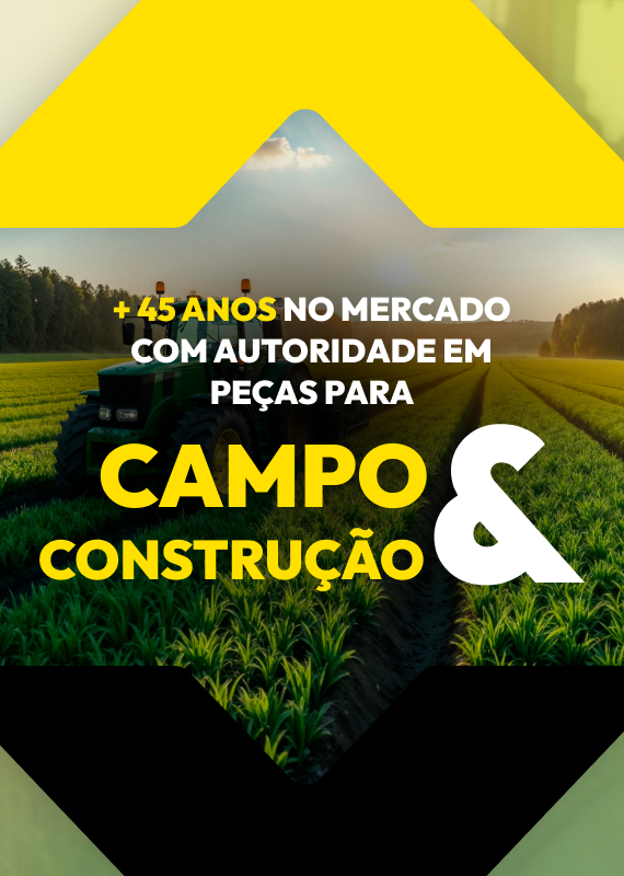Banner Geomaq autoridade em peças para campo e construção
