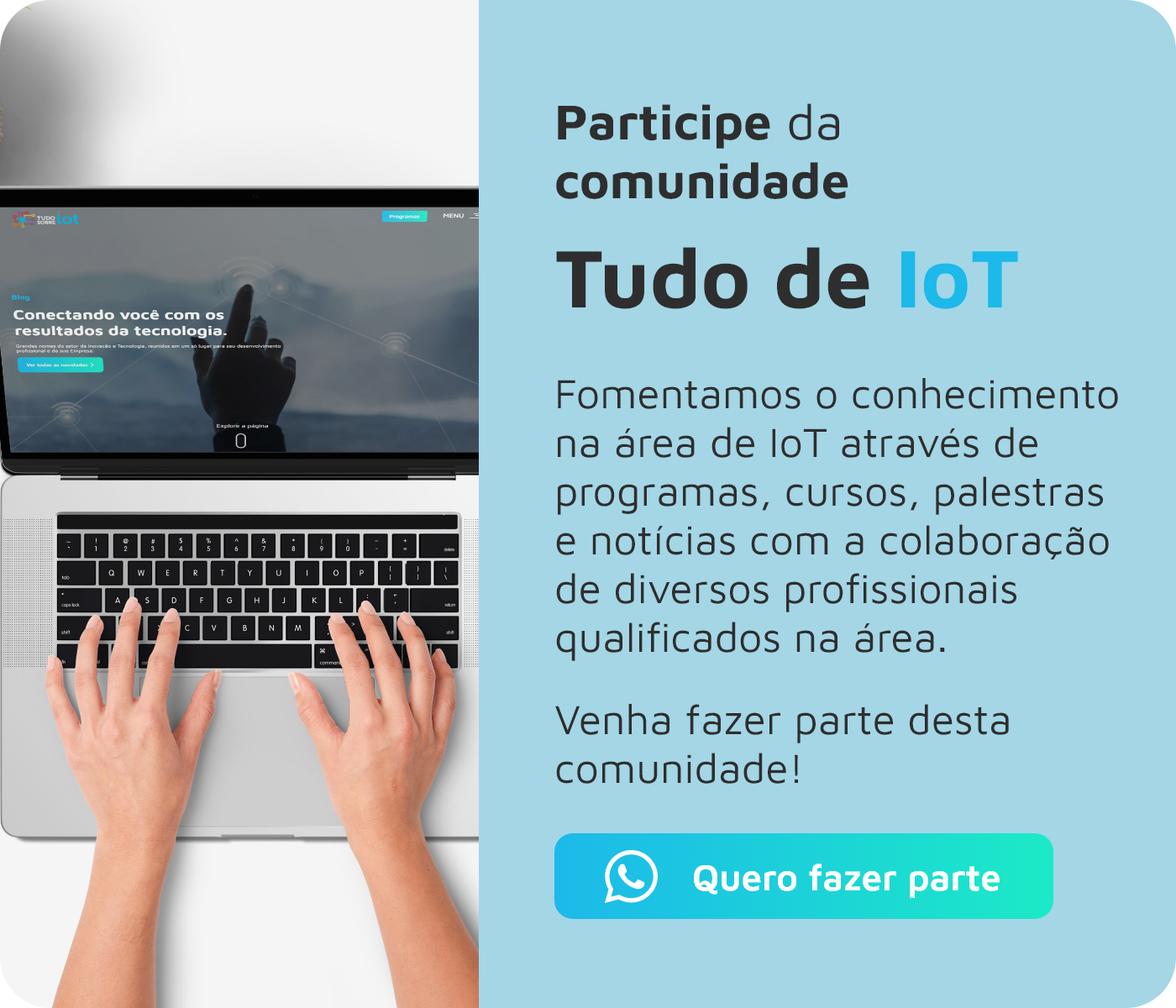 Participar da comunidade da Tudo Sobre IoT