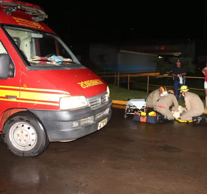 Imagem de compartilhamento para o artigo Motociclista fica gravemente ferido em acidente com carro em Chapadão do Sul da MS Todo dia