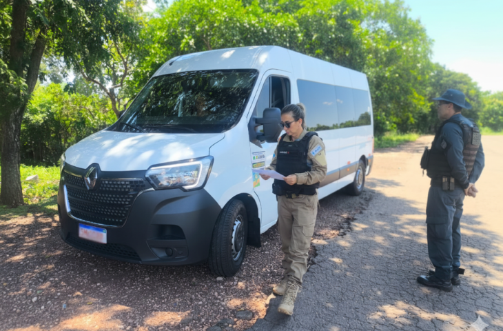 Imagem de compartilhamento para o artigo Operação Carnaval Seguro aborda 232 veículos e reforça fiscalização preventiva no transporte intermunicipal da MS Todo dia