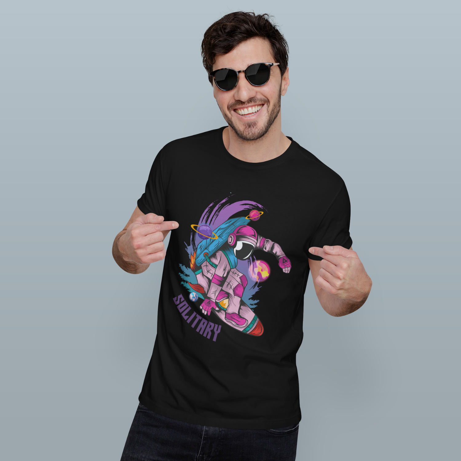 Imagem de Camiseta T-shirt Masculina Prime com Estampa Solitary Surf no Universo - MU1001