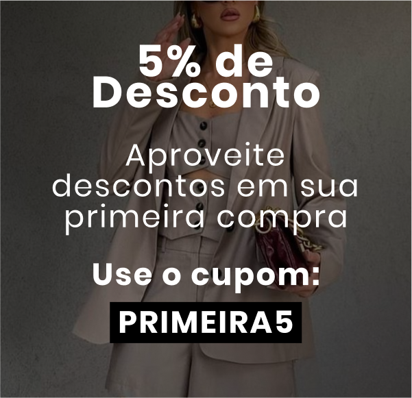 Ilustração 5% desconto Sarez Store