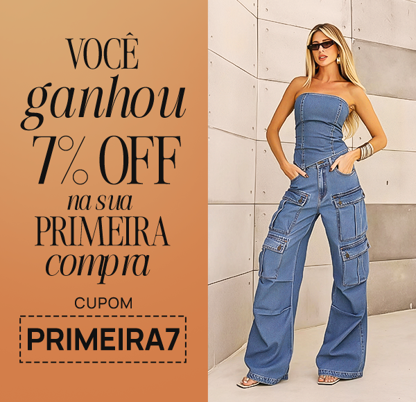 Ilustração 7% desconto Sarez Store