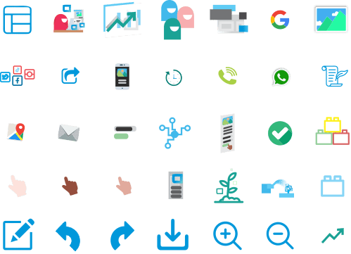 Ilustração funções do interago em primeiro plano