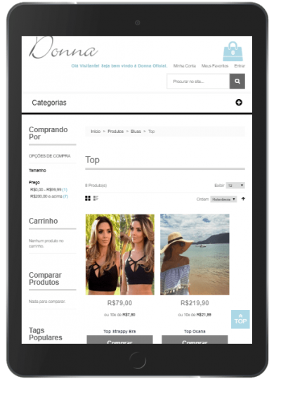 Cliente Eco Webdesign - Donna Oficial
