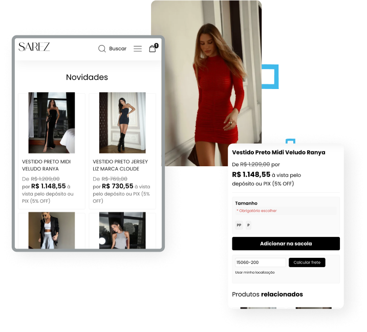 Imagem Sarez Loja Virtual e Venda On-line