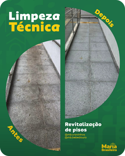 Comparação limpeza técnica