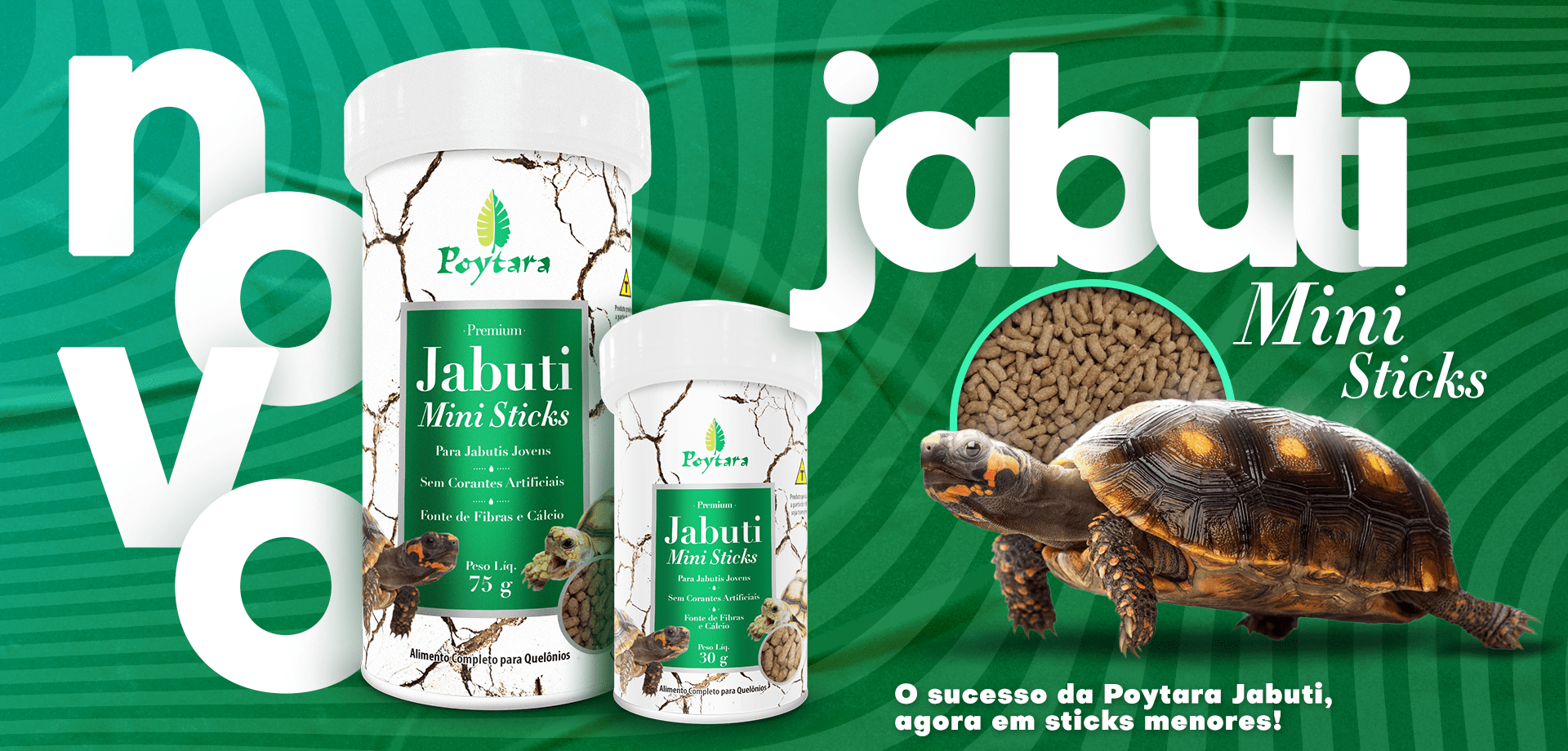 Banner Jabuti Mini Sticks