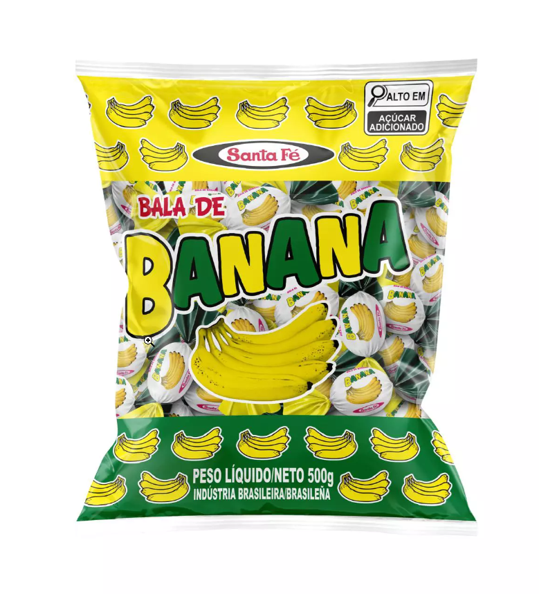 Imagem do produto - BALA DE BANANA 30x500G
