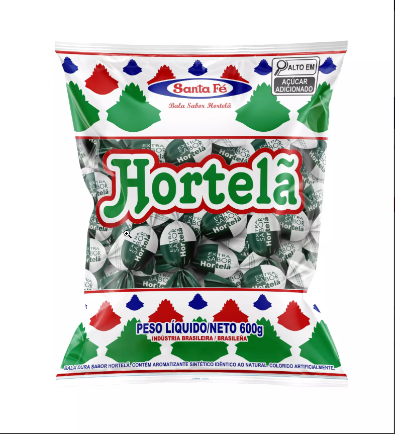 Imagem do produto - BALA DE HORTELÃ 30x600G
