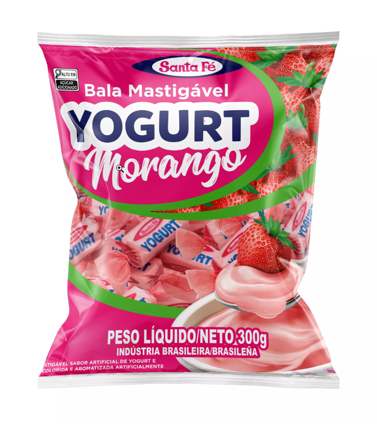 Imagem do produto - BALA YOGURT MORANGO MASTIGÁVEL 40X300G
