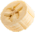 Imagem banana cortada