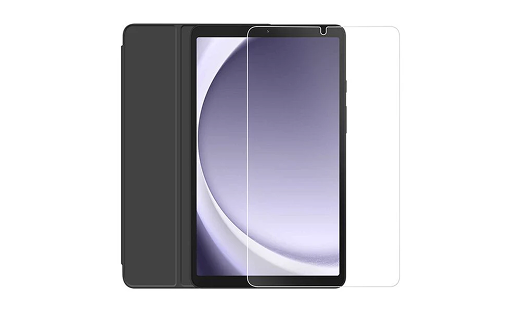 Tablet com capinha protetora e pel%C3%ADcula