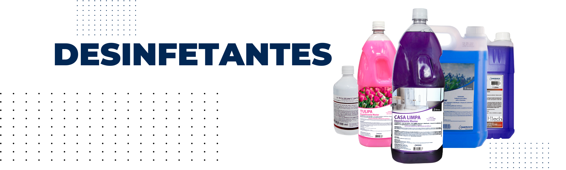 Banner de Desinfetantes