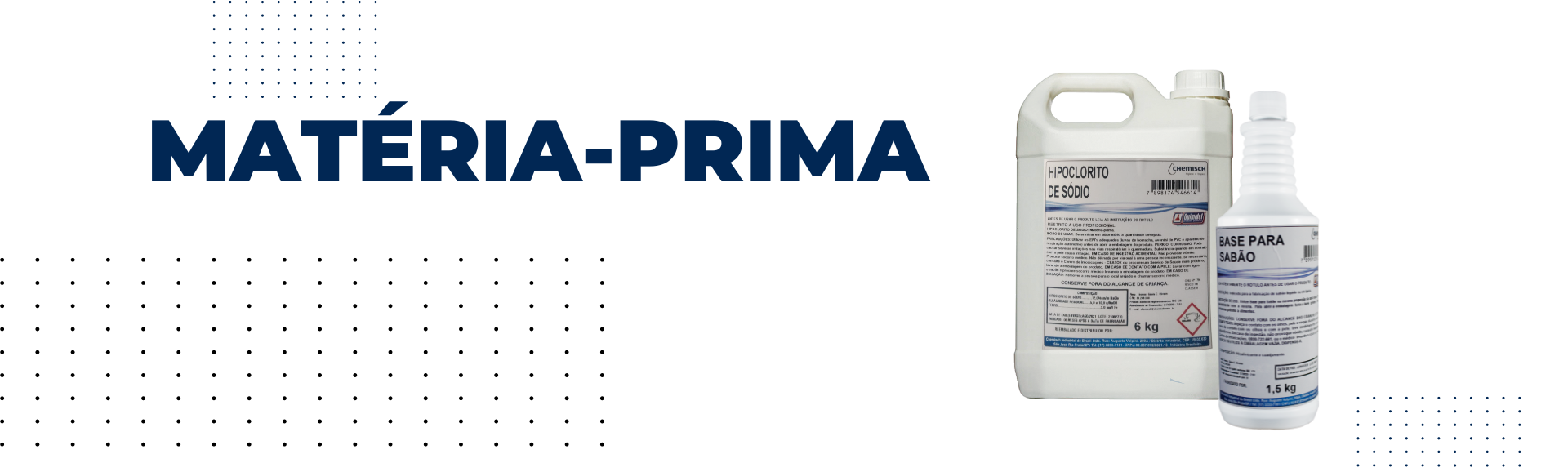 Banner de Matéria Prima