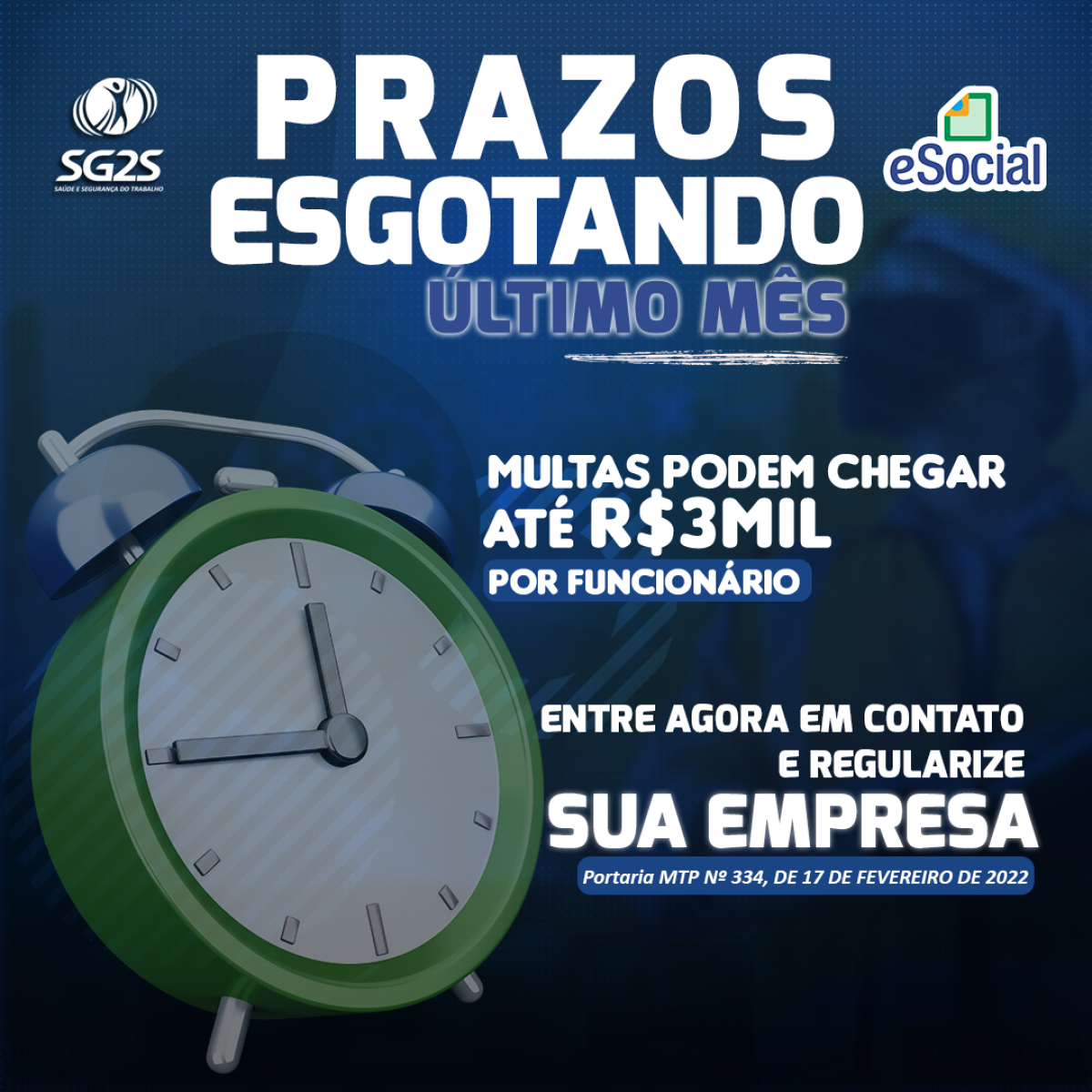 Imagem principal de eSocial - Evite Multas! Prazo para envio dos dados está se esgotando