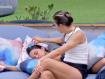 Imagem principal do artigo Eva chora em conversa com Renata por se sentir excluída após almoço no BBB 25