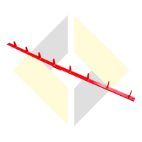 Imagem do produto 2104344 - Talisca Direita Arrancador Comp. Miac - Linha Amendoim