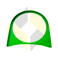 Imagem do produto CB11488003 - Base Capuz Extr. Secundario 1/8Pol Comp. John Deere - Linha Canavieira