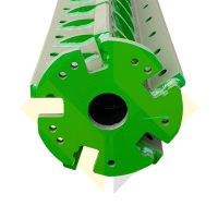 Imagem do produto AXT18232 - Rolo Picador Inferior 5 Facas Ch950/Ch960 - Comp. John Deere - Linha Canavieira