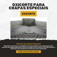 Imagem do produto Oxicorte de Chapas Especiais: Corte Preciso e Acabamento Superior