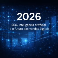 Imagem principal do artigo Como preparar sua empresa para vender mais em 2026: o impacto da inteligência artificial, do Google e do SEO nas buscas
