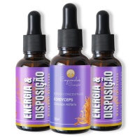 Imagem de 3 Extratos de Cordyceps (Cordyceps militaris - 30ml)